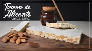 Como hacer Turrón tipo Alicante o turrón duro de almendras, en casa. Receta fácil paso a paso.