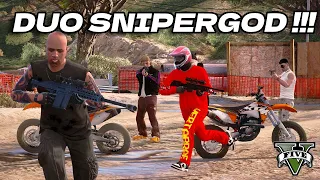 DUO SNIPERGOD !!! TONO & OROK MEMBANTAI PREMAN PENGUASA LAHAN TRAIL !!! - GTA V ROLEPLAY