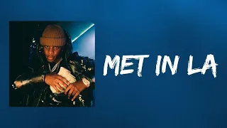 Met In LA (Lyrics) - Toosii