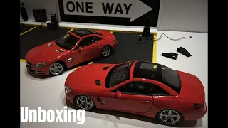 Mercedes Benz SL500 2012 Welly 1/18 Unboxing