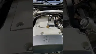 Mercedes Slk200 R170 Motor m111 Leerlauf Работа мотора Mercedes-Benz m111