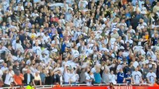 Leeds fans singing when 2-0 down