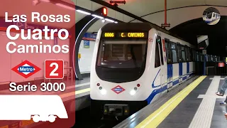 Viajando por la línea 2 de Metro de Madrid | Cuatro Caminos - Las Rosas