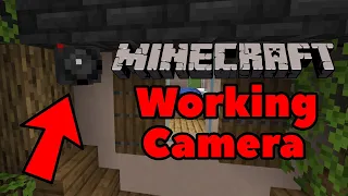 I Built Working Security Cameras In Minecraft! (No Mods)
