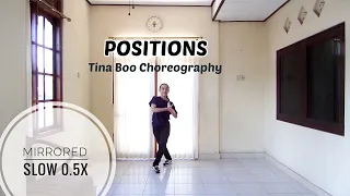 [MIRRORED/SLOW] Ariana Grande - Positions (Tina Boo Choreography)