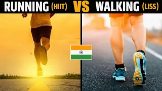 BEST CARDIO to BURN BELLY FAT 🔥| Running Vs Walking [HIIT vs LISS]