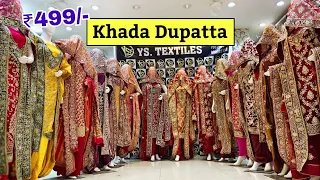 Hyderabad Khada Dupatta Farshi Garara Bridal Collection Wholesale Market YS Textiles