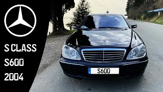 Collection condition 2004 Mercedes Benz S600 V12 with Maximum possible options! #w220 #sclass #s600