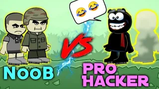 Noob vs Pro Hacker... || Minimilitia can't stop hackers. || Doodle army 2 Minimilitia