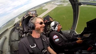 1st Fighter Jet Flight + Turbulent Warbird Formation over charity event for kids - Flying VLOG