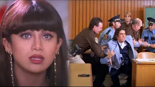 भरी अदालत में मशहूर डॉन विक्रम ने की भागने की कोशिश | Prithvi Movie Climax Scene | Sunil Shetty