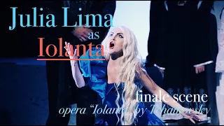 Julia Lima as Iolanta in Tchaikovsky's opera Iolanta (Finale scene)