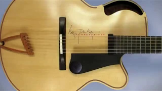 Larry Campbell plays a Ken Parker Archtop