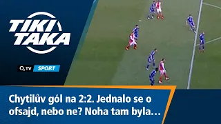 TIKI-TAKA: Chytilův gól na 2:2. Jednalo se o ofsajd, nebo ne? Noha tam byla…