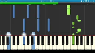 We'll Meet Again - TheFatRat & Laura Brehm - Easy Piano Cover - (Synthesia)