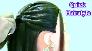 simple amazing hairstyles - easy hairstyle | simple open hairstyle | Hair Styler