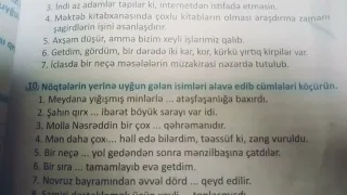 Azərbaycan dili 6 sinif Dərslikinden səh 73.