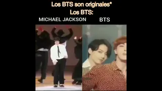 Los BTS copiando al Michael Jackson