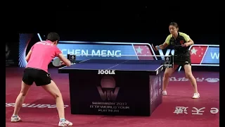 Chen Meng vs Wang Manyu - 2018 China Super League Women Full match