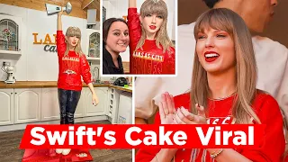 Taylor Swift's Cake Goes Viral Ahead Of Chiefs Super Bowl Game