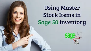 Using Master Stock Items in Sage 50 Inventory #sage50tutorial #sage50canada #sage50training #sage50