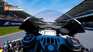 Le Mans Race On Board with Brad Binder - MotoGP 23 [PC] [1440p] [60FPS] - Gameplay