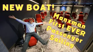 Manxman's First EVER Passenger Sailing. Join me on the trip!