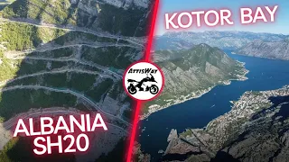 Albania The Famous SH20 Road, Theth National Park, Kotor Bay,  Motorcycle Tour To Balkans 2022