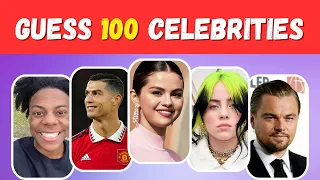 Guess the CELEBRITY in 5 Seconds | 100 Most Famous People in the world