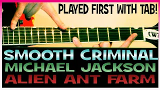 Michael Jackson Smooth Criminal Guitar Chords Lesson & Tab Tutorial also by Alien Ant Farm