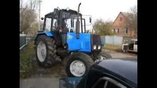 Первая вспашка МТЗ 892 [The first plowing on MTZ 892]
