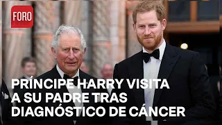 Príncipe Harry visita a su padre tras diagnóstico de cáncer - Las Noticias