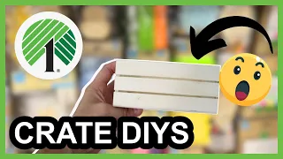 🤯 You won’t believe what I made with Dollar Tree Wooden Crates | DIY Dollar Tree Crafts!