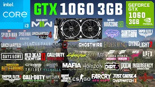 GTX 1060 3GB Test in 50 Games in 2022