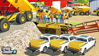 RUNNING A $10,000,000 GOLD MINE WITH A MASSIVE CREW! (NEW EMPLOYEES)