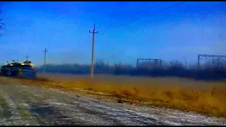 Донецк 25 12  Колонна танков Украинской армии в зоне АТО