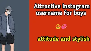 TOP 20 Instagram names for boys attitude| Instagram username ideas for boys 2023 😎