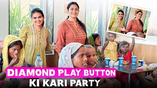 DIAMOND PLAY BUTTON KI KARI PARTY | Family Fitness