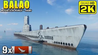 Submarine Balao - destroyed everyone in her path