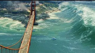 San Andreas |Tsunami Scene|disaster scene |movie clips | hd 4k |