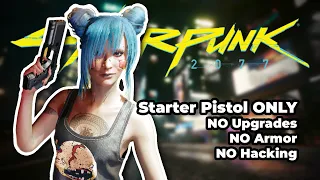 I became a legend in Cyberpunk with only the starter pistol