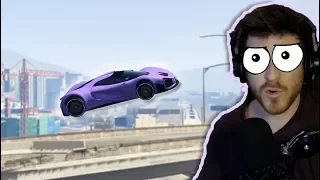 Can an Uber Driver survive Flying Traffic? (GTA 5)