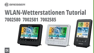 BRESSER Erklärvideo für WLAN-Wetterstationen - 5-in-1 Farbwettercenter: 7002580, 7002581, 7002585