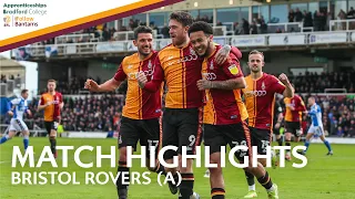 MATCH HIGHLIGHTS: Bristol Rovers v Bradford City