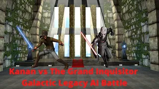 Star Wars Galactic Legacy- Kanan Jarrus vs The Grand Inquisitor AI Battles