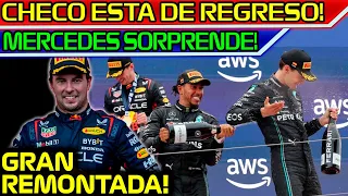 CHECO PUDO LLEGAR AL PODIO!! GRAN REMONTADA!! MERCEDES ESTA de REGRESO!! RESUMEN CARRERA GP ESPAÑA