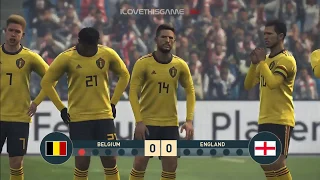 BELGIUM vs ENGLAND I PES 2019 Penalty Shootout