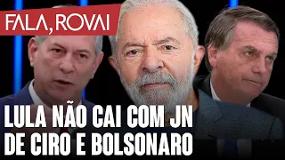 Pesquisa Idea: Lula se mantém com 44% depois de JN de Bolsonaro e Ciro