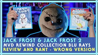 JACK FROST 1 and 2 MVD Rewind Collection Blu Rays - Review and Rant - Wrong CUT Version Released WTF