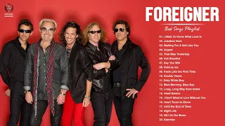 Foreigner Greatest Hits Full Album - Best Songs Of Foreigner Playlist 2021